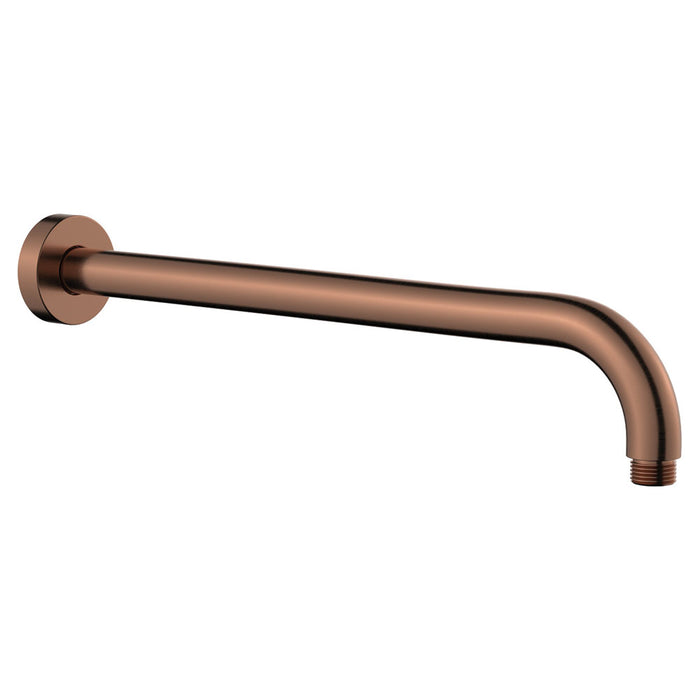 Kaya Shower Arm, Brushed Copper