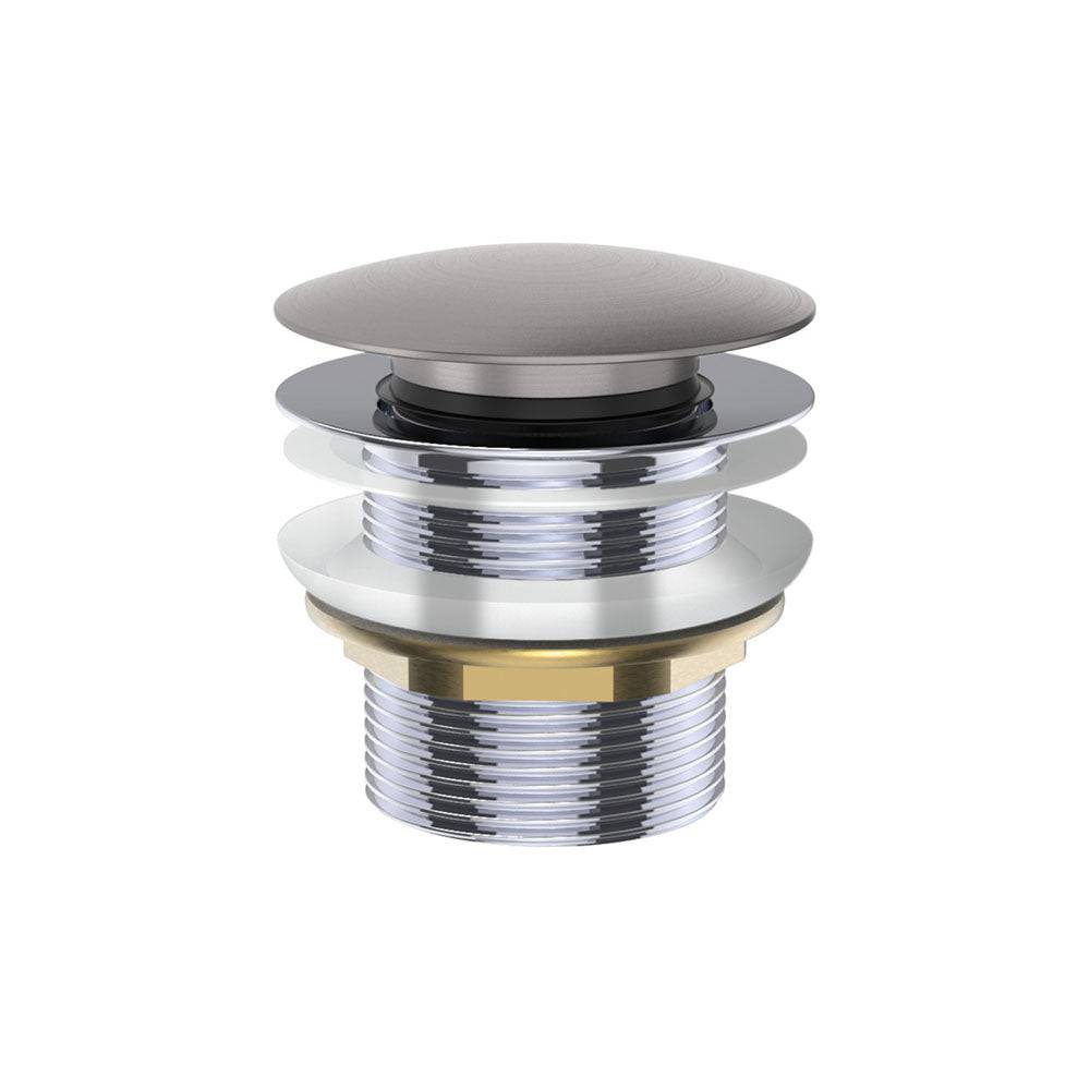 Pull-Out/Pop-Up 40mm Bath Waste, No Overflow, Gun Metal | QEBS Builders ...