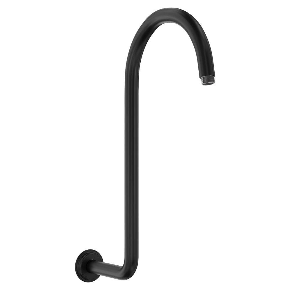 Classical Fixed Swan-Neck Arm, Matte Black 422116B Fienza