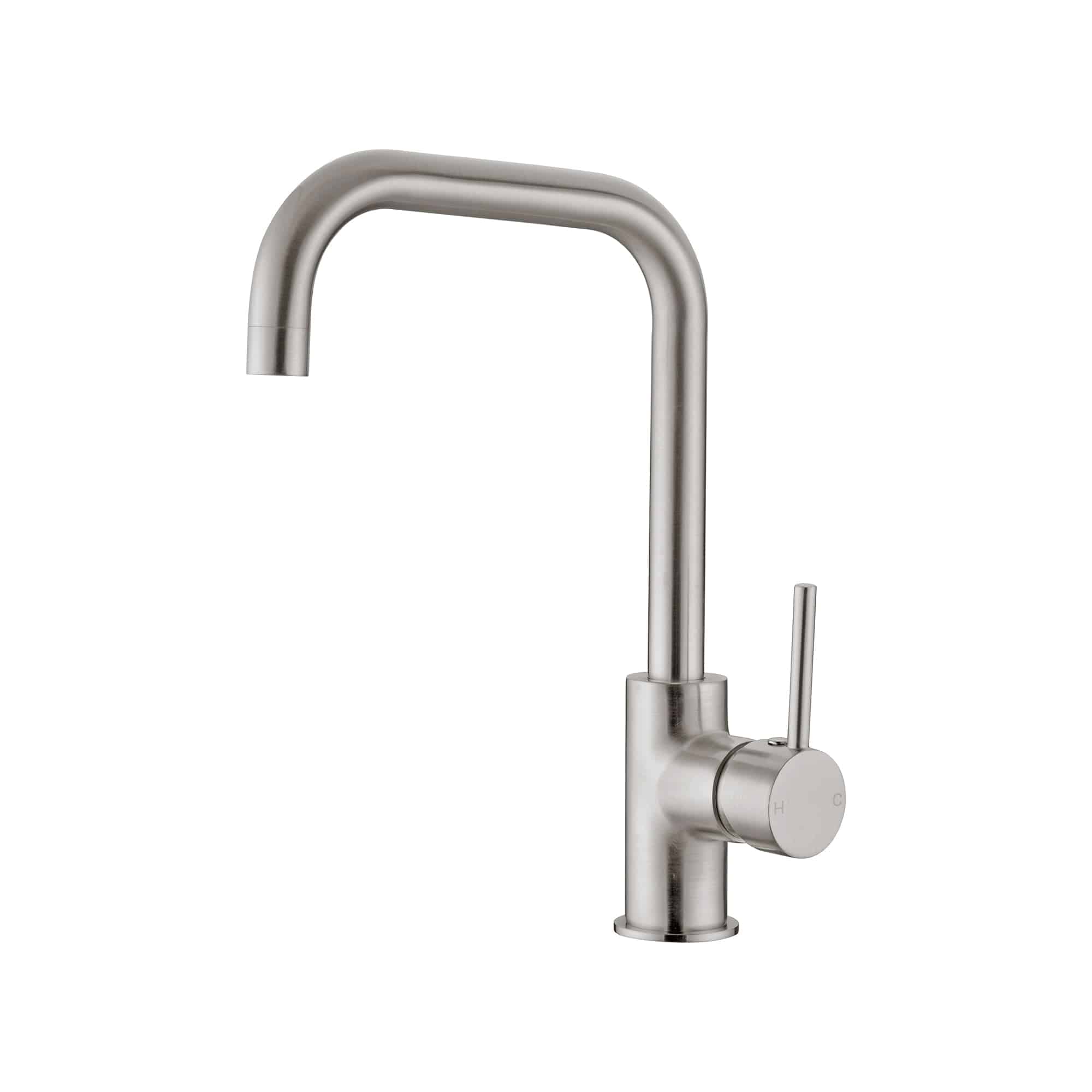 Dolce Kitchen Mixer Square, Brushed Nickel NR250806BN Nero