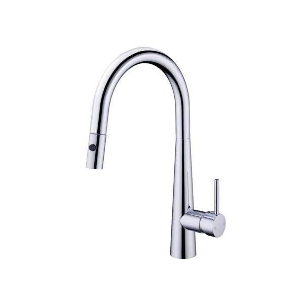 Dolce Pull Out Sink Mixer with Vegie Spray Function, Chrome NR581009cCH Nero QEBS