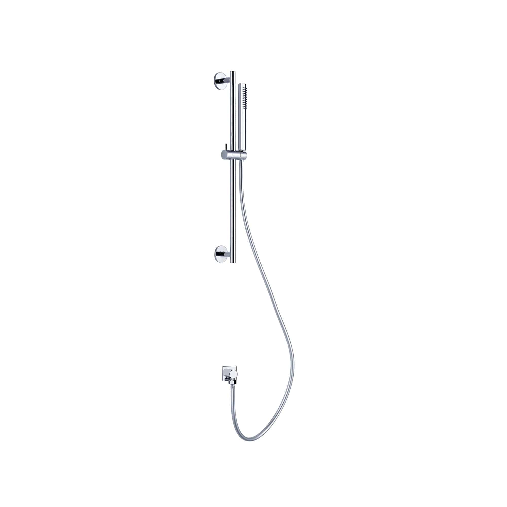 Dolce Rail Shower with Slim Hand Shower, Chrome NR311CH Nero QEBS