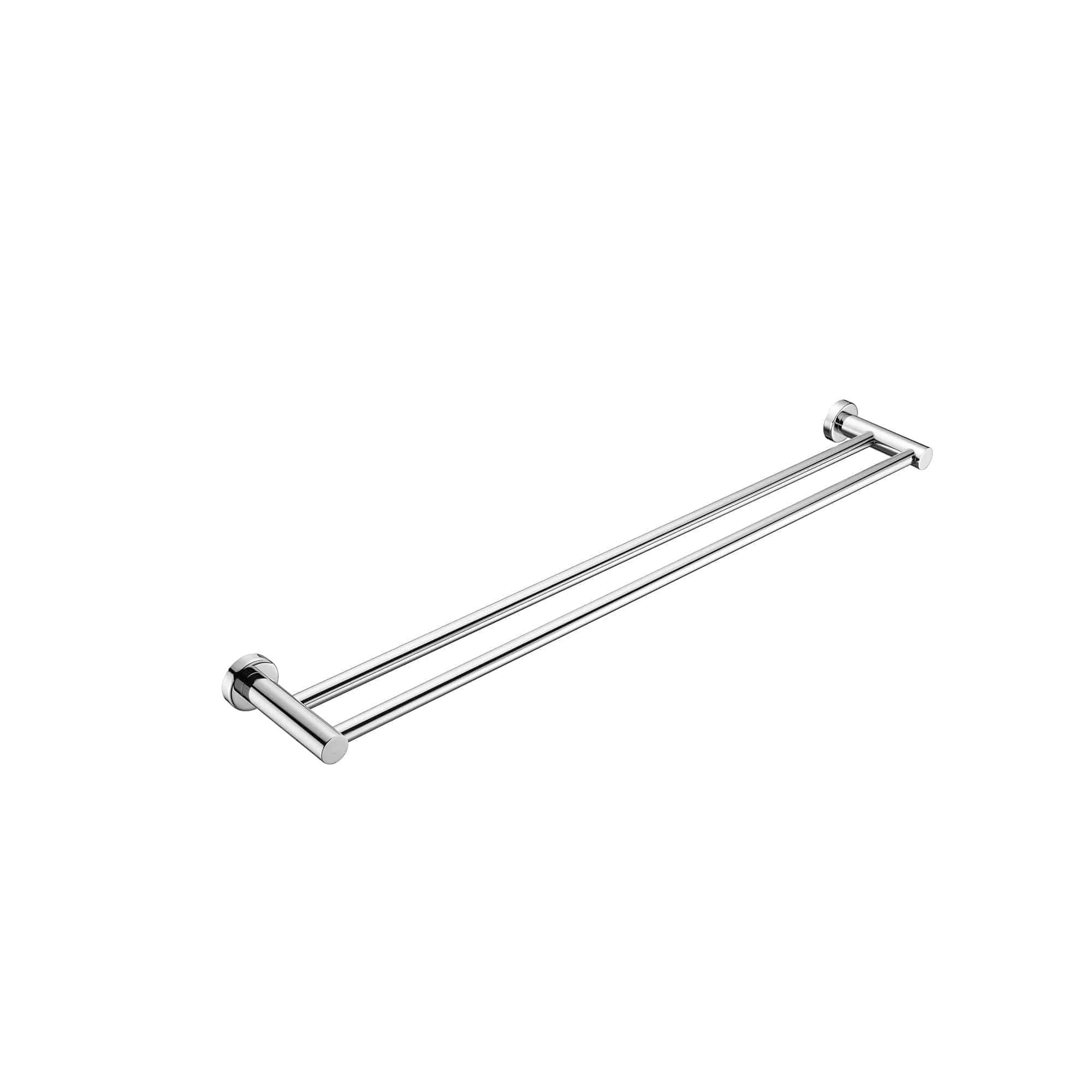 Mecca Double Towel Rail 800mm, Chrome NR1930dCH Nero QEBS