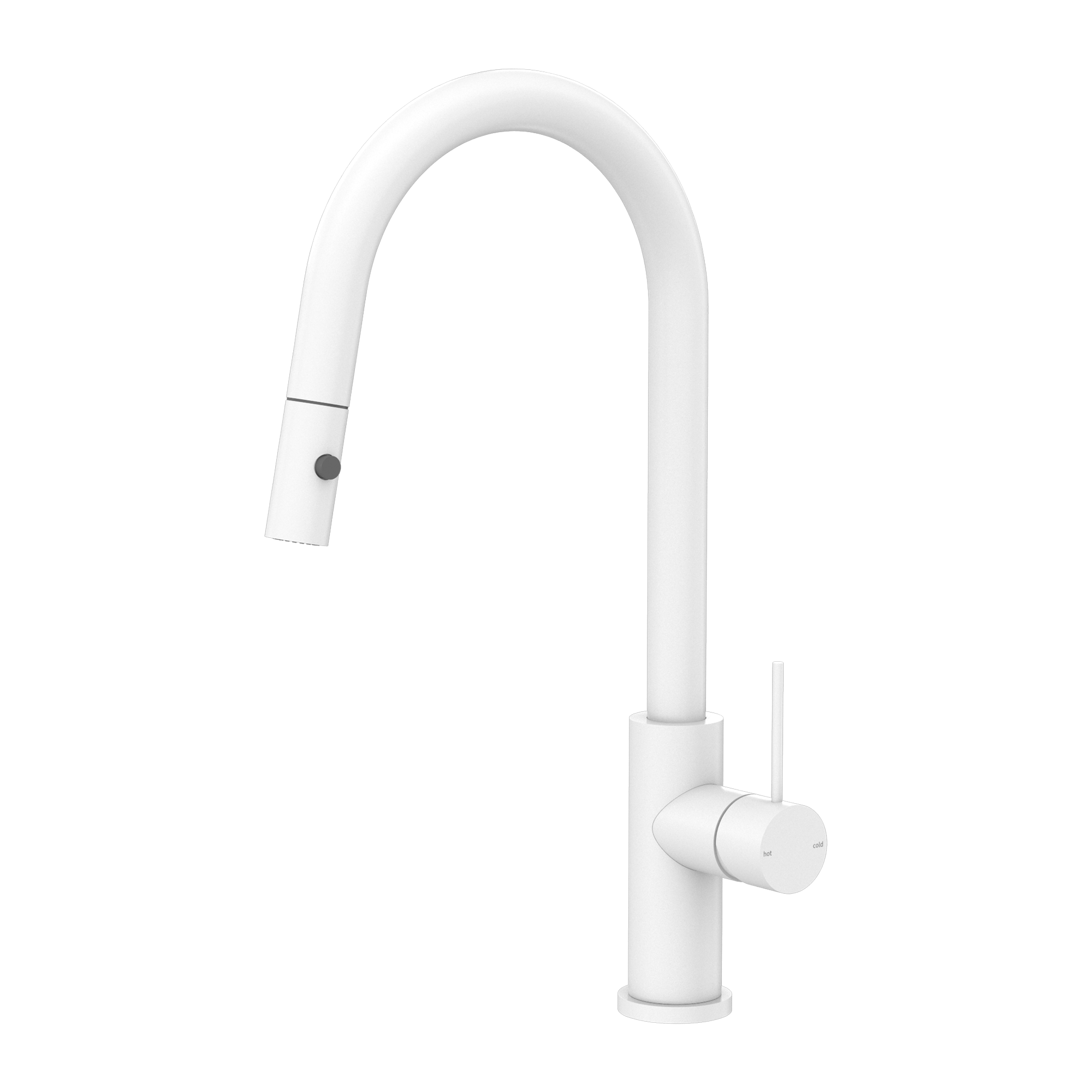 Mecca Pull Out Sink Mixer, Matte White NR221908MW Nero QEBS