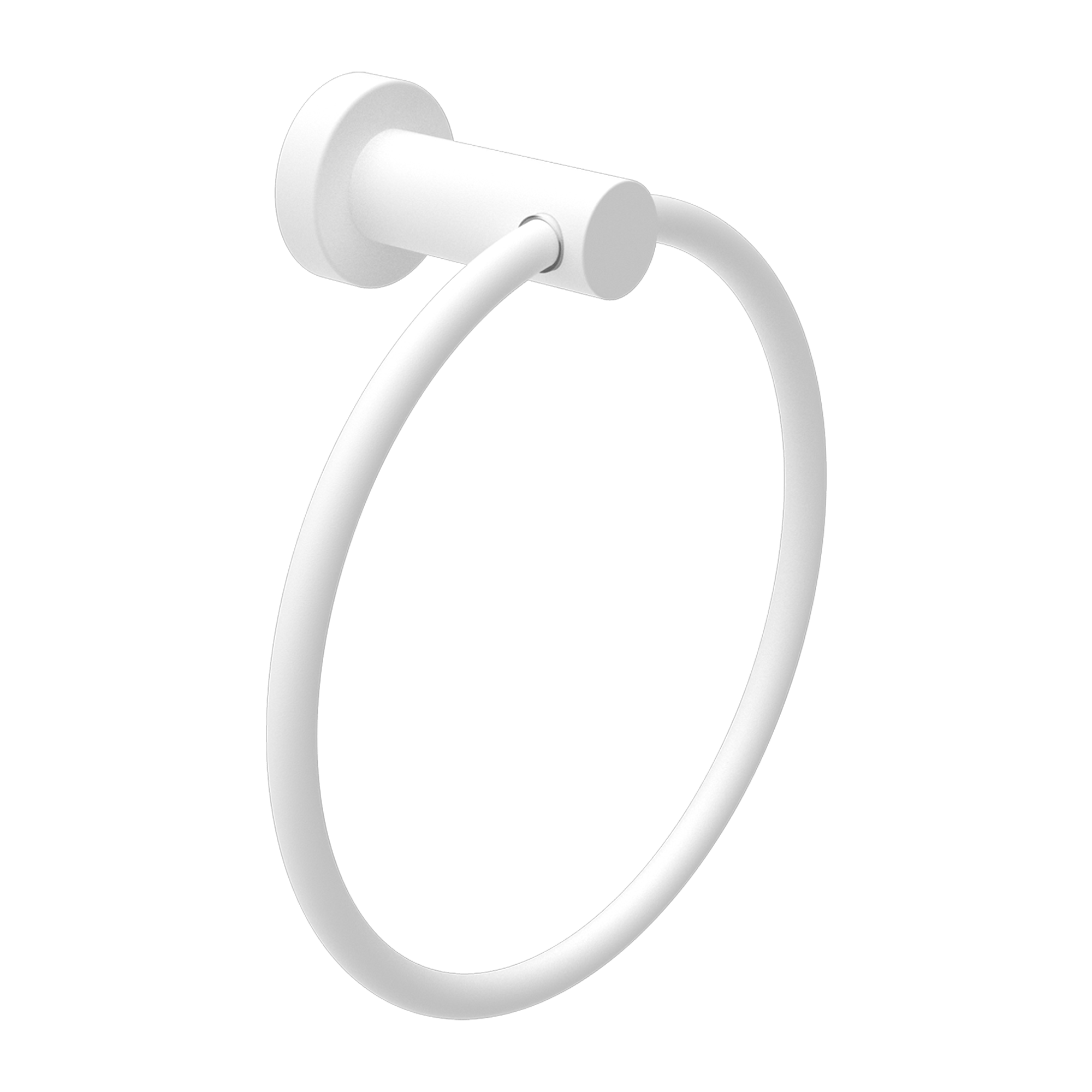 Mecca Towel Ring, Matte White NR1980MW Nero QEBS