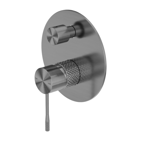 Opal Shower Mixer w/ Diverter, Graphite NR251909aGR Nero QEBS