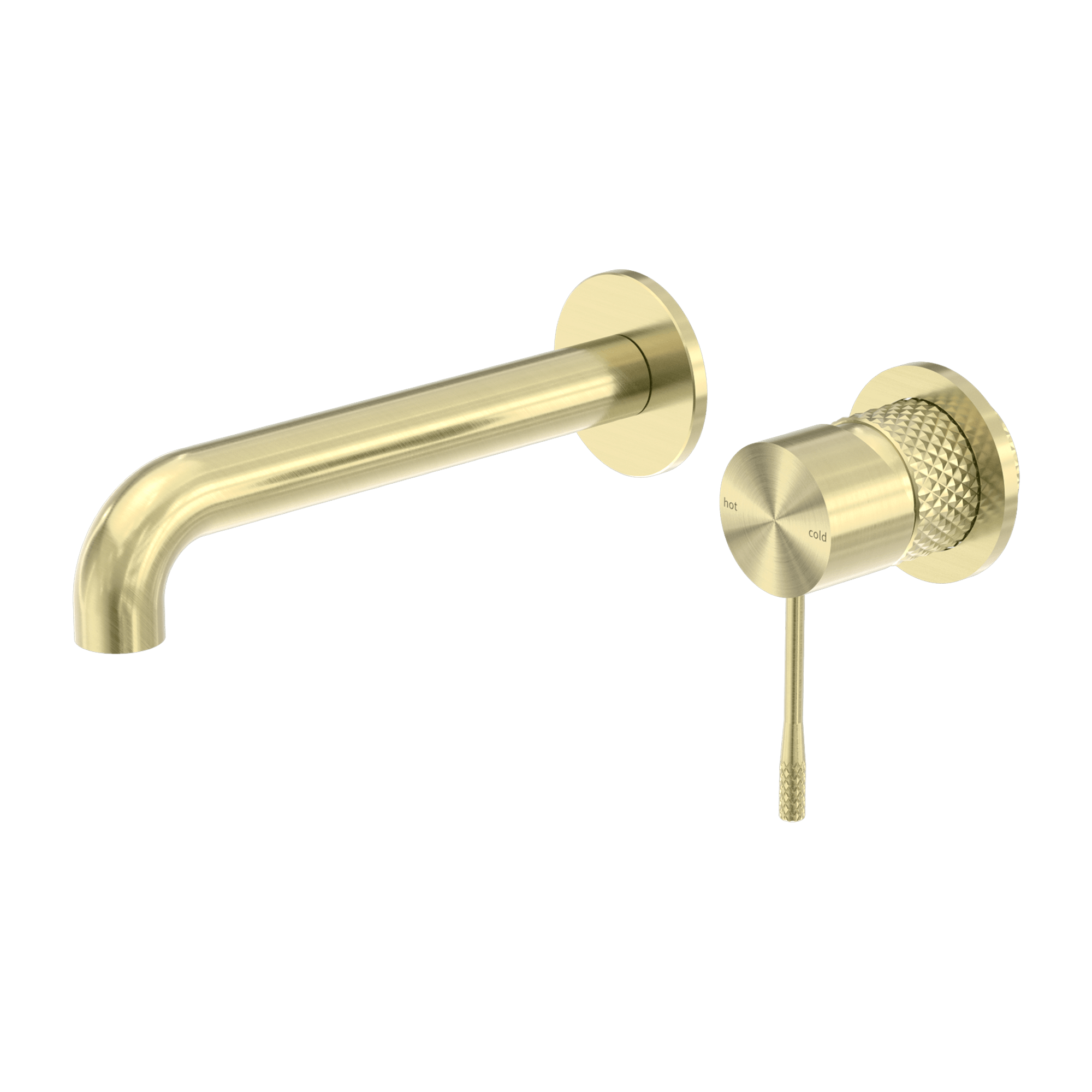 Opal Wall Basin/Bath Mixer, Brushed Gold NR251907bBG Nero QEBS
