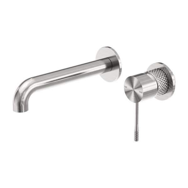 Opal Wall Basin/Bath Mixer, Brushed Nickel NR251907bBN Nero