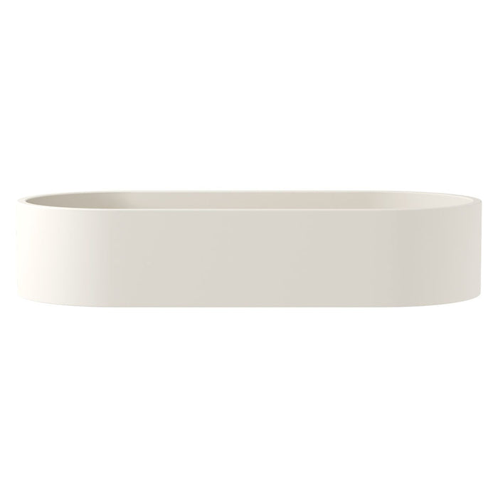 Jada Pill Concrete Above Counter Basin, Warm White