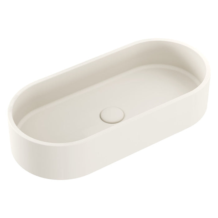 Jada Pill Concrete Above Counter Basin, Warm White