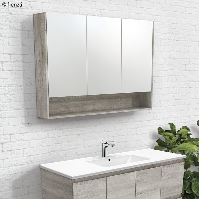 900 Mirror Cabinet with Display Shelf, Industrial