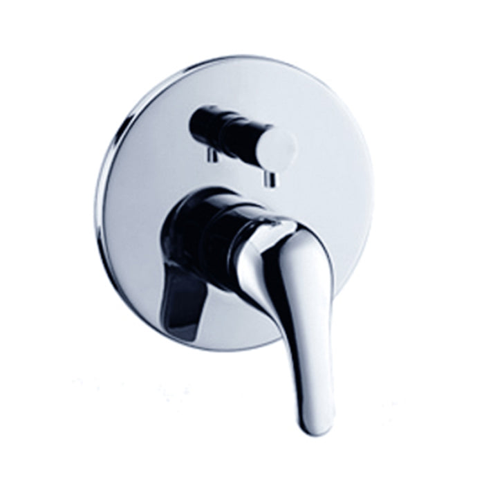 Classic Shower Mixer With Diverter, Chrome