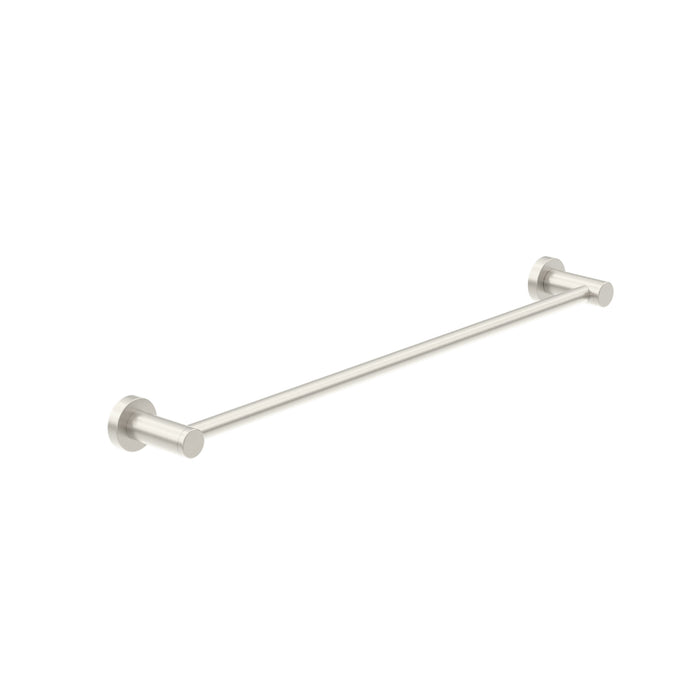 Single Towel Rail 600mm, Brushed Nickel