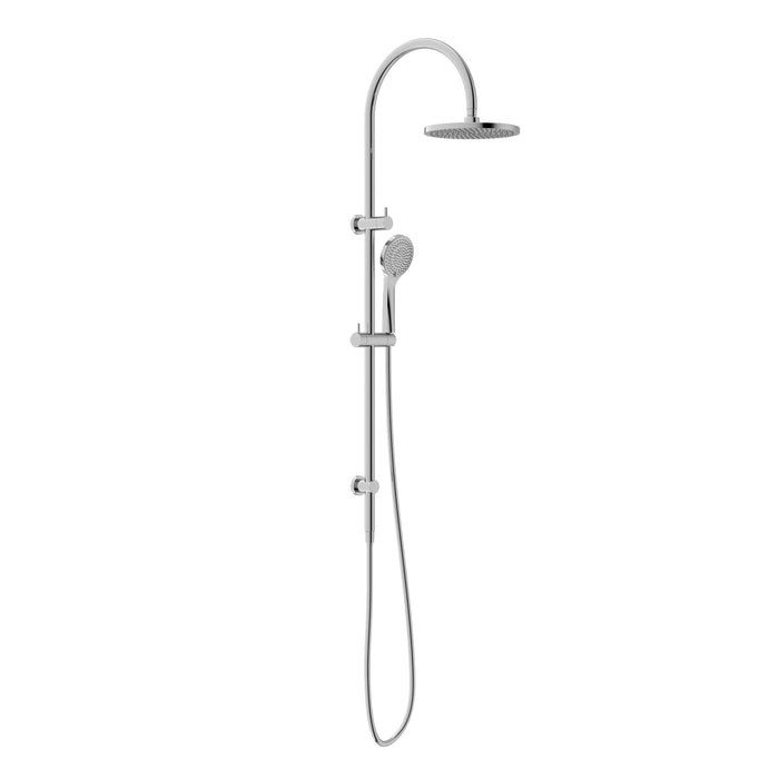 Mecca Twin Shower With Air Shower, Chrome