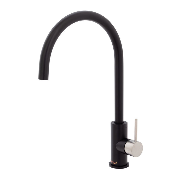 Kaya Sink Mixer, Matte Black / Brushed Nickel