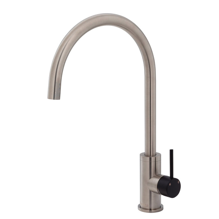 Kaya Sink Mixer, Brushed Nickel / Matte Black