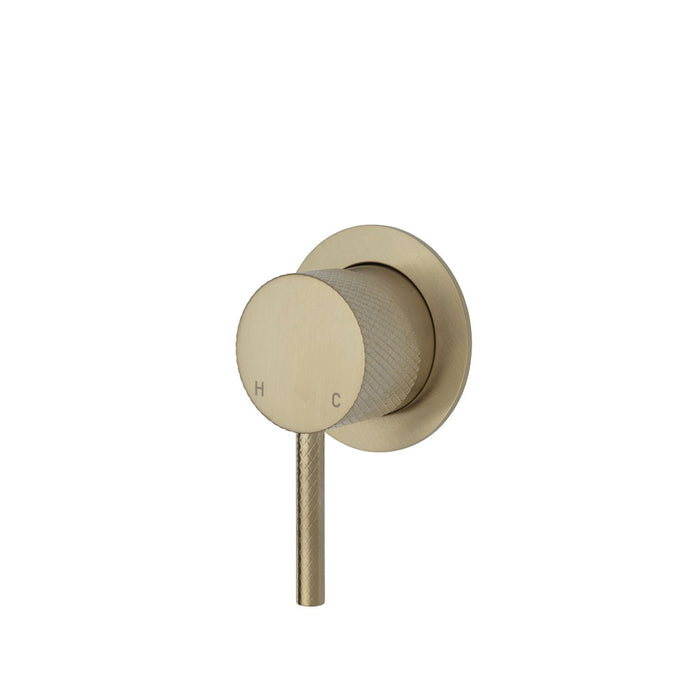 Axle Wall Mixer With Small Round Plate Urban Brass