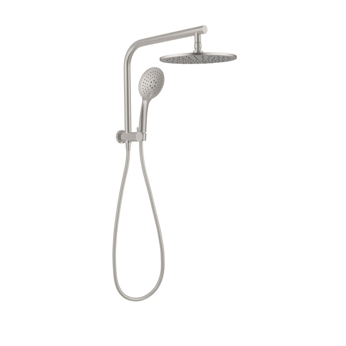Dolce Twin Shower, Brushed Nickel
