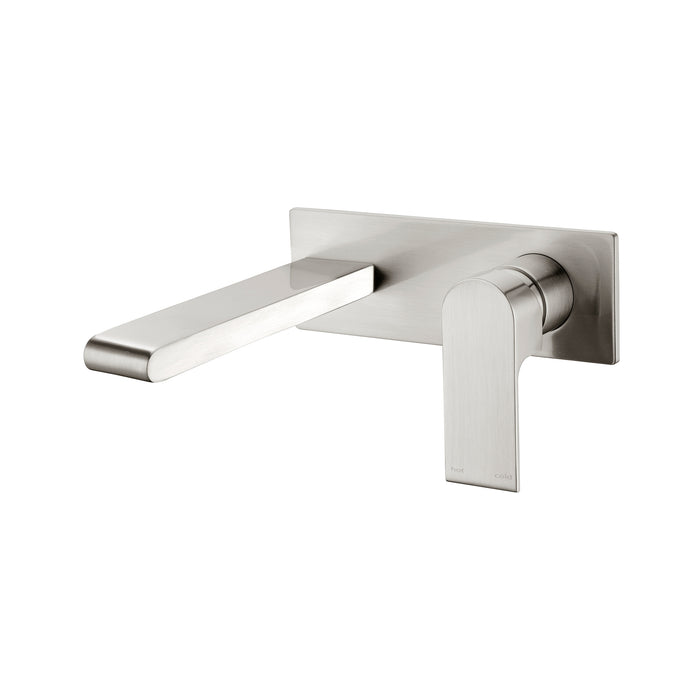 Bianca Wall Basin Mixer, Brushed Nickel