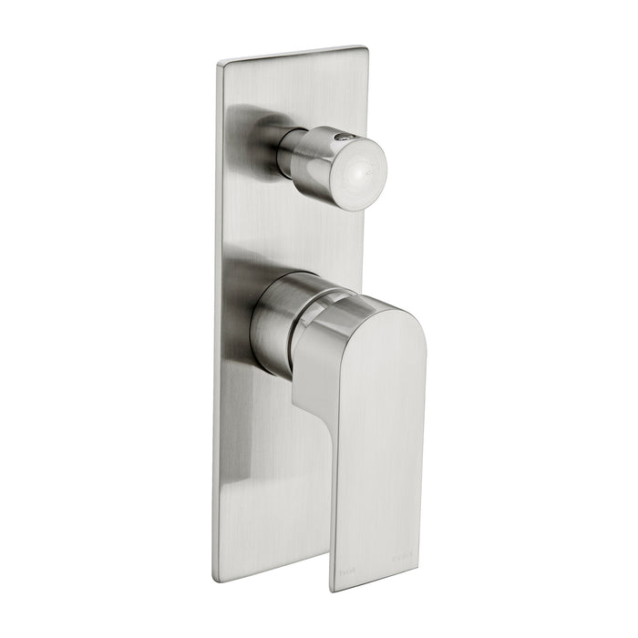 Bianca Shower Mixer With Diverter, Brushed Nickel