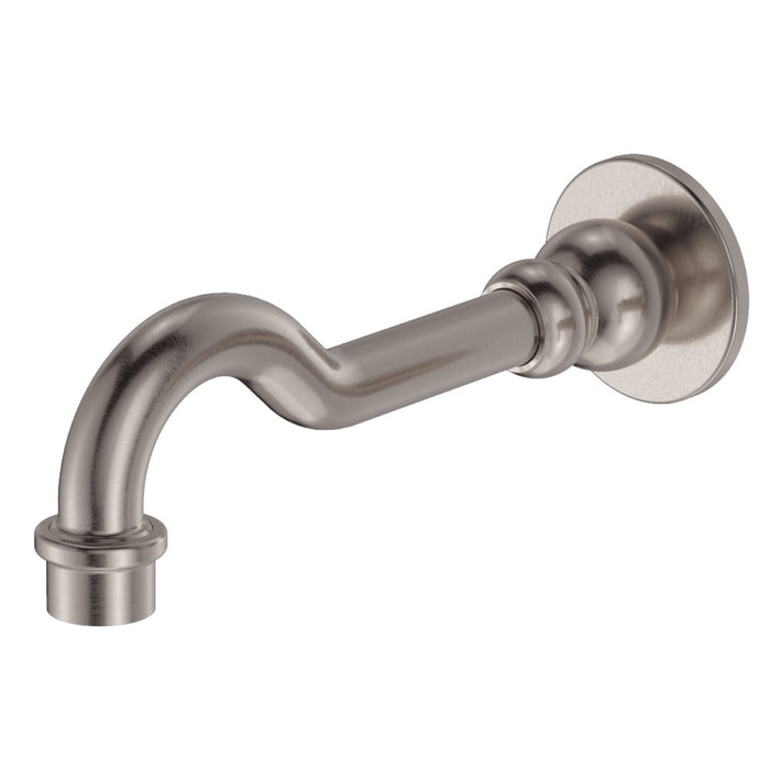 Lillian Wall Basin/Bath Outlet, Brushed Nickel