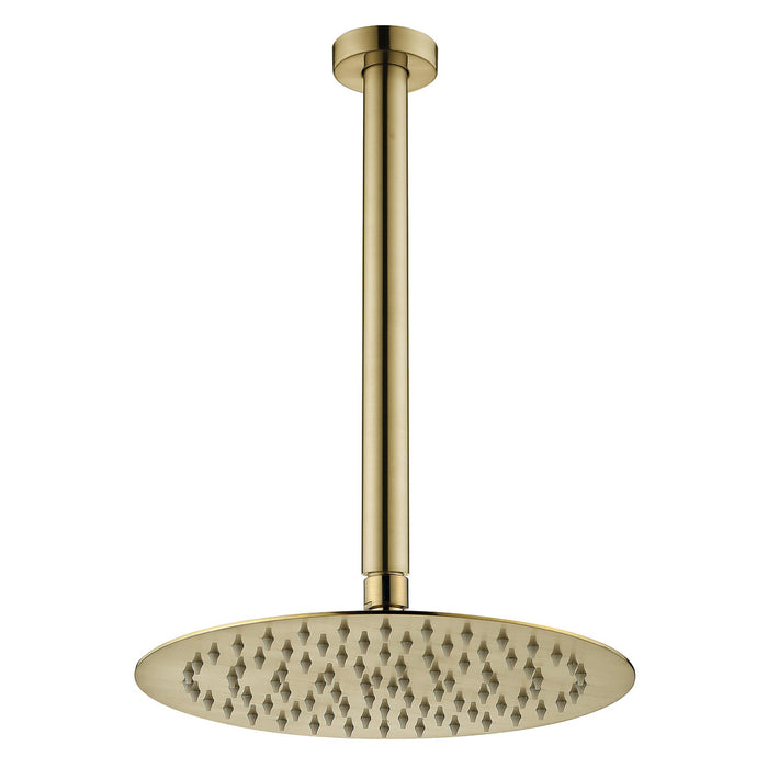 Kaya Shower Ceiling Dropper Set Urban Brass