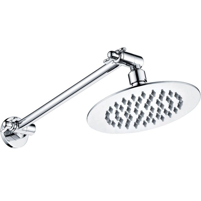 Slice Round Swivel Shower Arm, Chrome