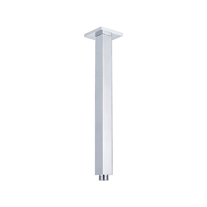 Square 600mm Shower Dropper, Chrome