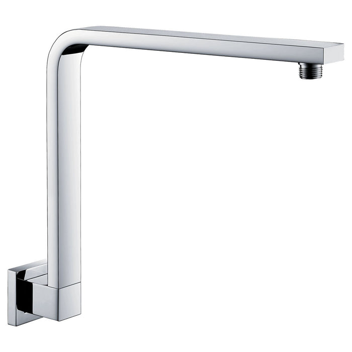 Square Gooseneck Shower Arm, Chrome