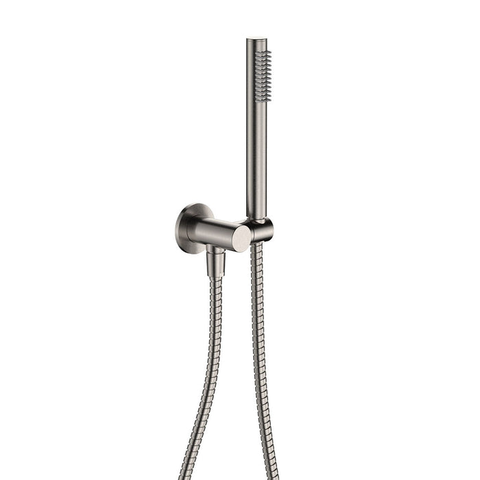 Isabella Hand Shower Round Plate, Brushed Nickel