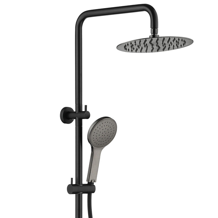 Kaya Twin Shower, Matte Black / Gun Metal