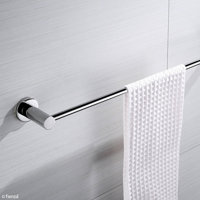 Stella Single Towel Rail 900mm Cut To Length Adjustable, Chrome