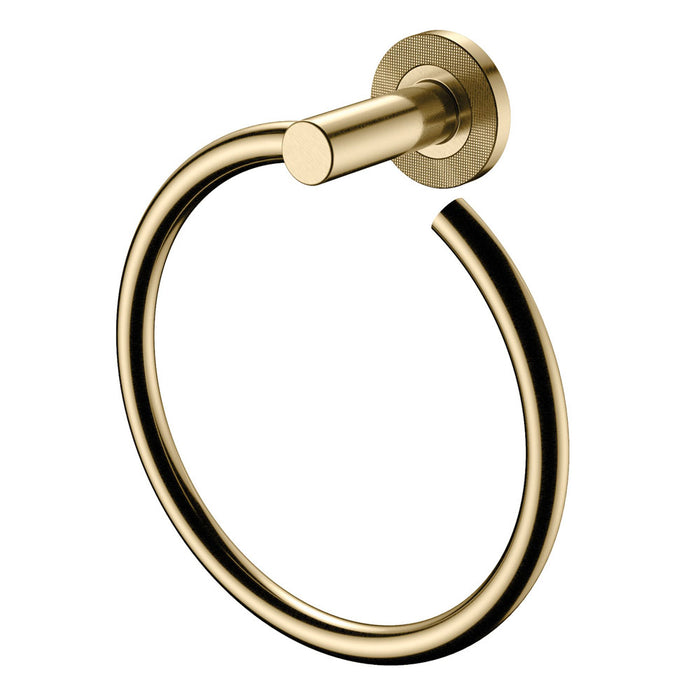Axle Towel Ring, Urban Brass