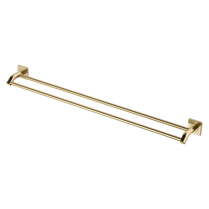 Sansa Double Towel Rail 900mm, Urban Brass