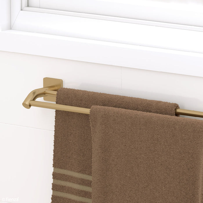 Sansa Double Towel Rail 900mm, Urban Brass