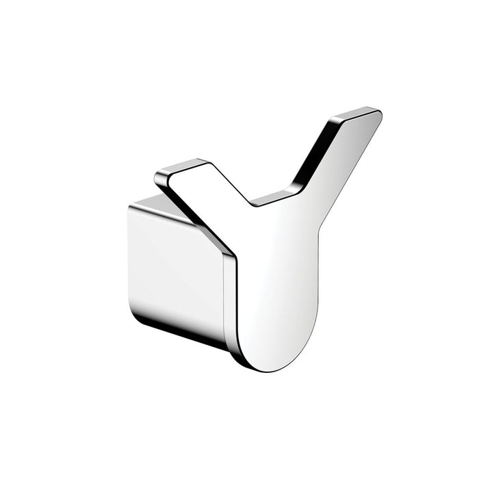Lincoln Double Robe Hook, Chrome