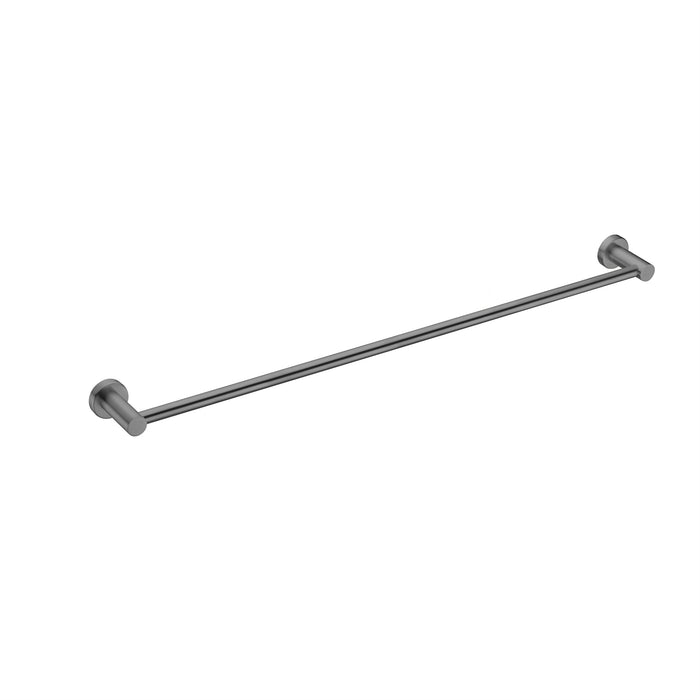 Mecca Single Towel Rail 800mm, Gun Metal