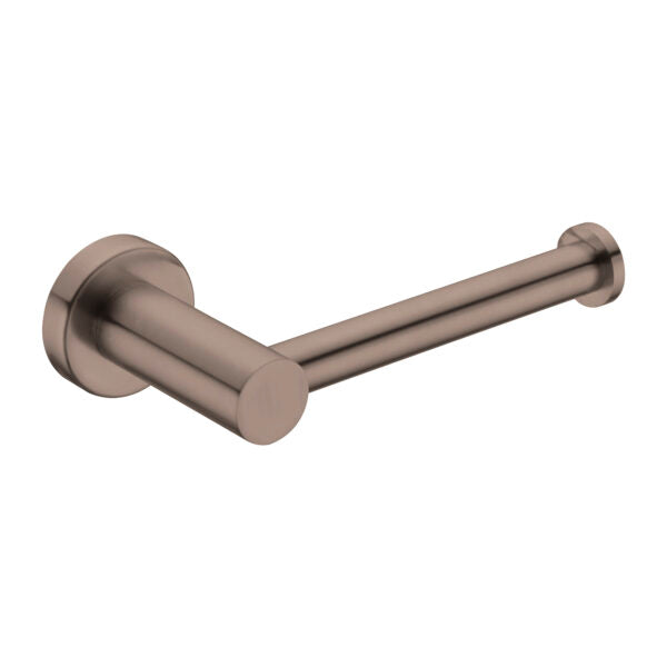 Mecca Toilet Roll Holder, Brushed Bronze