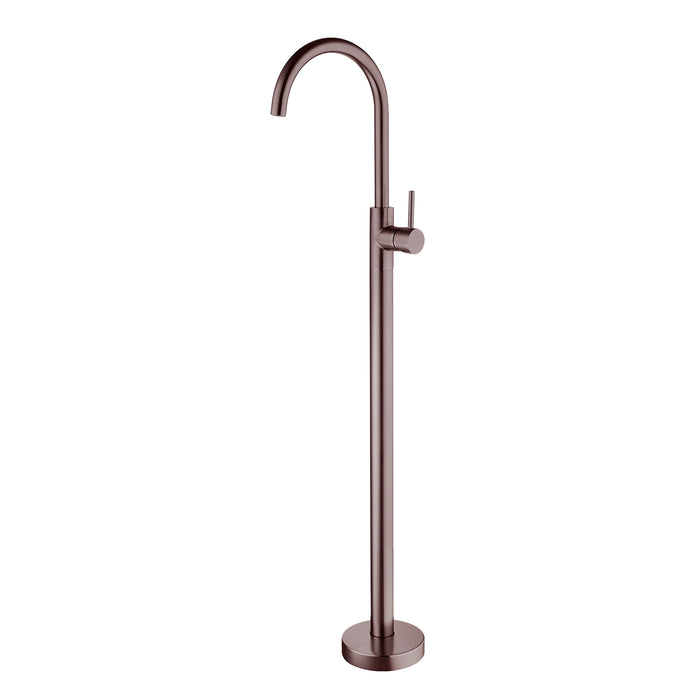 Freestanding Bath Mixer, Brushed Bronze