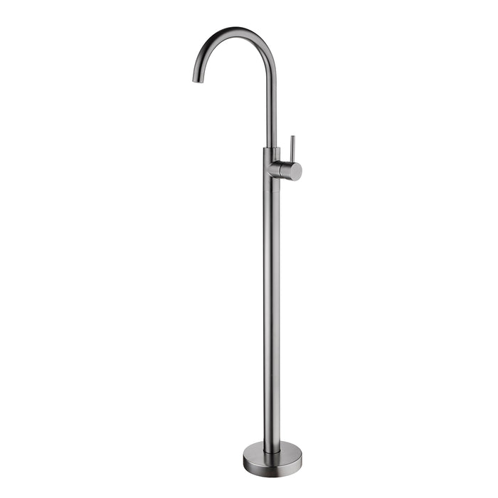 Freestanding Bath Mixer, Gun Metal