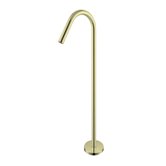 Mecca Floor Standing Bath Spout Only, Brushed Gold