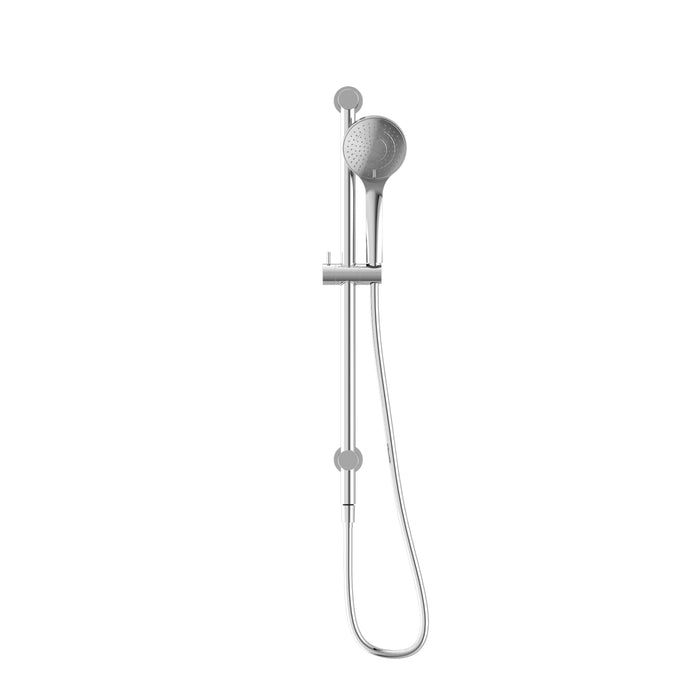 Mecca Rail Shower With Air Shower, Chrome