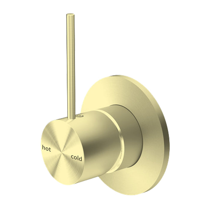 Mecca Shower Mixer Handle Up, Brushed Gold