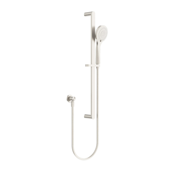 Bianca/Ecco Shower Rail With Air Shower, Brushed Nickel