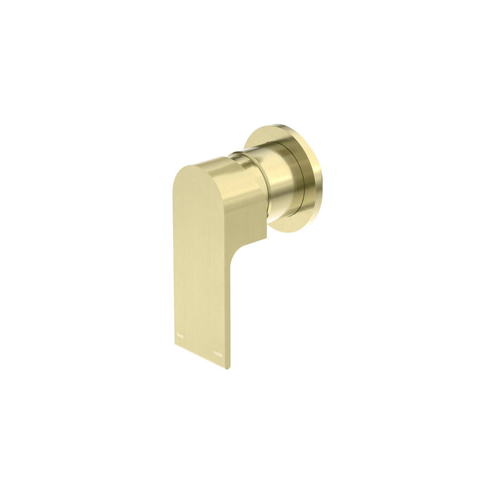 Bianca Shower Mixer Round Plate, Brushed Gold
