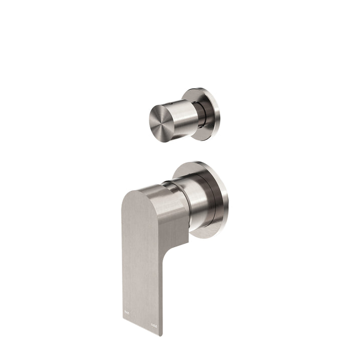 Bianca Shower Mixer With Diverter Separate Plate, Brushed Nickel