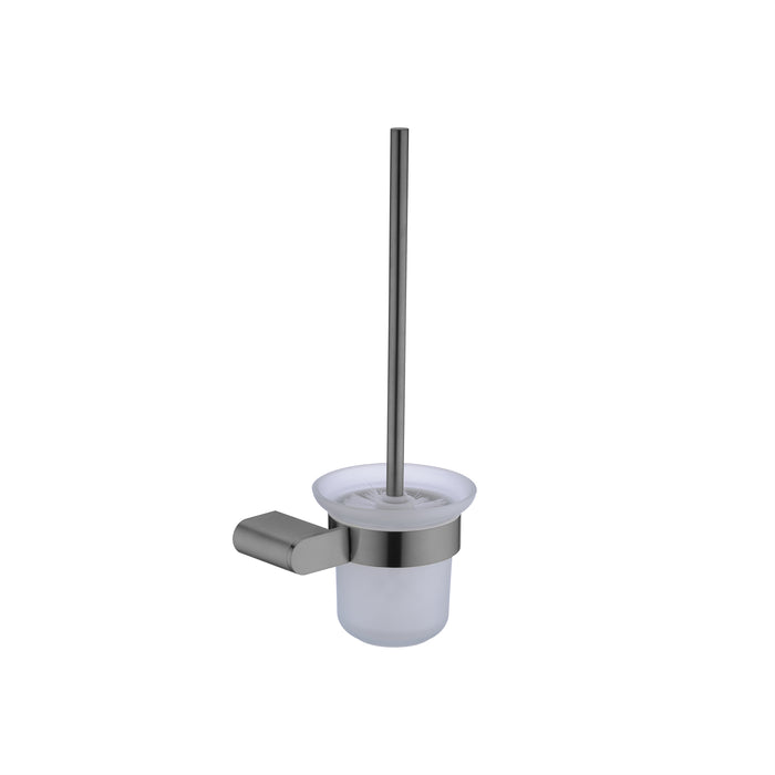 Bianca Toilet Brush Holder, Gun Metal