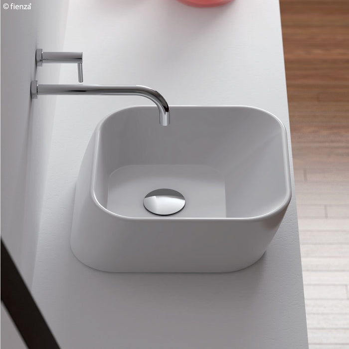 Lincoln 350 Above Counter Basin, Gloss White