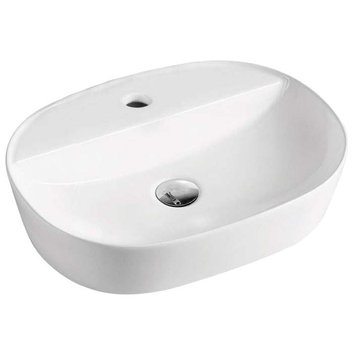 Chica 500 Above Counter Basin, Gloss White