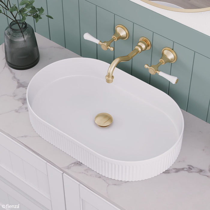 Eleanor Oval Above Counter Basin, Gloss White